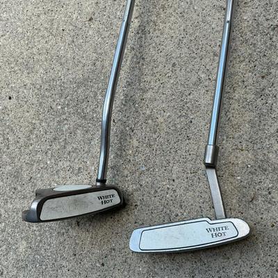 Pair of Odyssey White Hot Putters