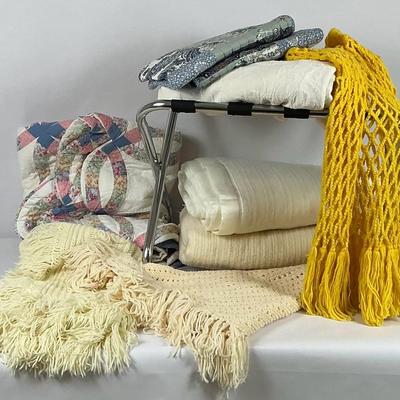 Assorted Quilts and Blankets