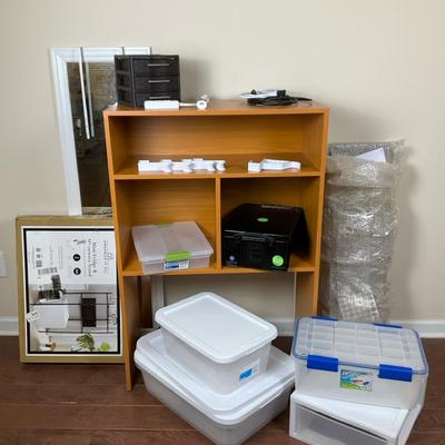 Storage and Organization Lot with Small Shelf