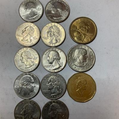 Collector Coins, Quarters, Dollars Dated 1976-2022 