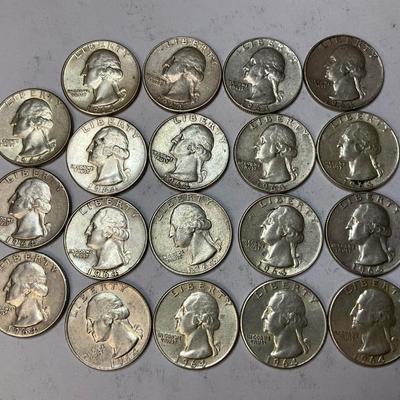 Liberty Quarters Dated 1964-1964D #5