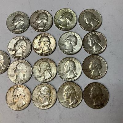 Liberty Quarters Dated 1964-1964D #4
