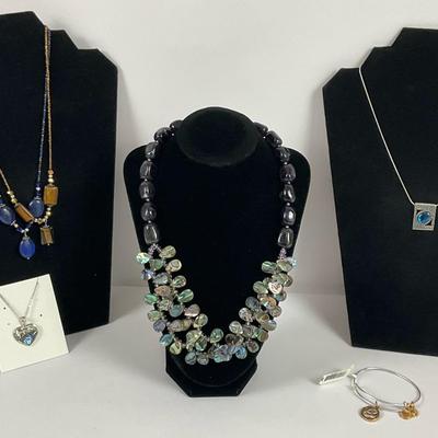 Jewelry Collection With Necklaces and Bracelet