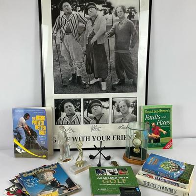 Golf Memorabilia and Books Collection