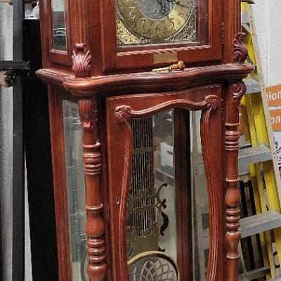 ORNATE RIDGEWAY GRANDFATHER CLOCK