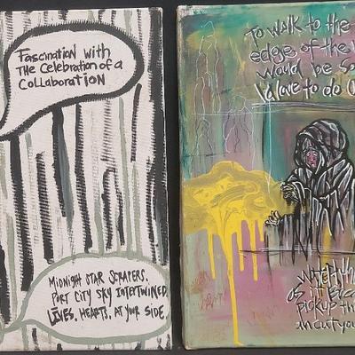 LOT OF TWO ARTWORK PIECES 