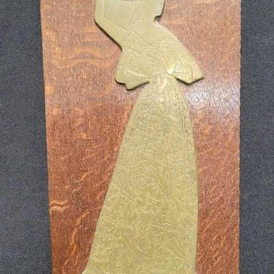 LAURANT DESOGMS REPLICA OF BRASS RUBBING PLATE 