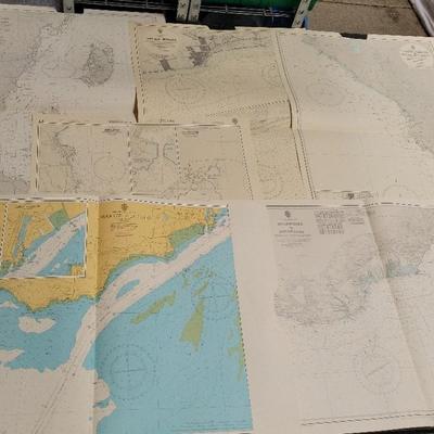 VINTAGE MARITIME/NAUTICAL CHARTS #5