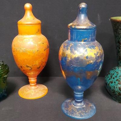 UNIQUE AND COLORFUL GLASS VASES AND MORE 