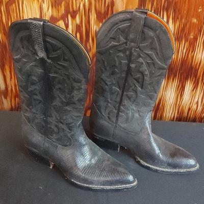 USED "THE EXECUTIVE" GENUINE LEATHER COWBOY BOOTS #2