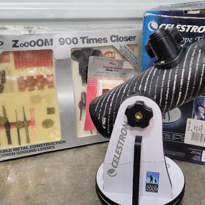 UNOPENED TASCO MICROSCOPE AND FIRSTSCOPE TELESCOPE