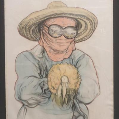 PASTEL ARTWORK FROM 1974