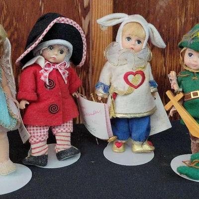 VINTAGE MADAME ALEXANDER DOLLS: PETER PAN AND ALICE IN WONDERLAND 