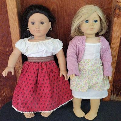 AUTHENTIC AMERICAN GIRL DOLLS- KIT KITTREDGE AND JOSEFINA MONTOYA