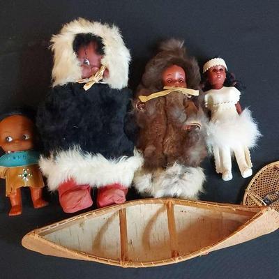 ESKIMO AND NATIVE AMERICAN DOLLS 