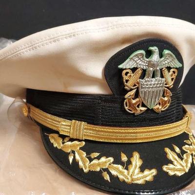 VINTAGE BANCROFT NAVY MILITARY CAP