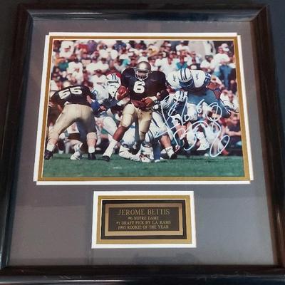 JEROME BETTIS SIGNED PHOTO