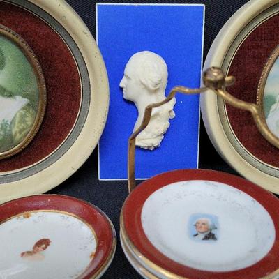 VINTAGE CAMEOS AND TRINKET SET
