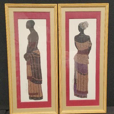 GUARDIAN I AND GUARDIAN II SIGNED PRINTS BY ROSALIND MCGARY