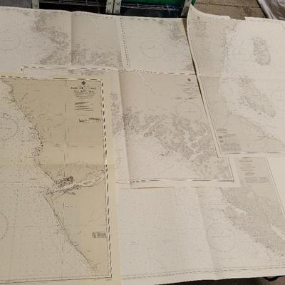 VINTAGE MARITIME/NAUTICAL CHARTS #4