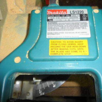 Sale Photo Thumbnail #8: Makita LS1220 chop saw