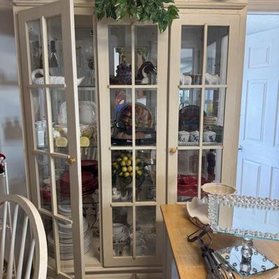 Sale Photo Thumbnail #56: Off White China Cabinet 