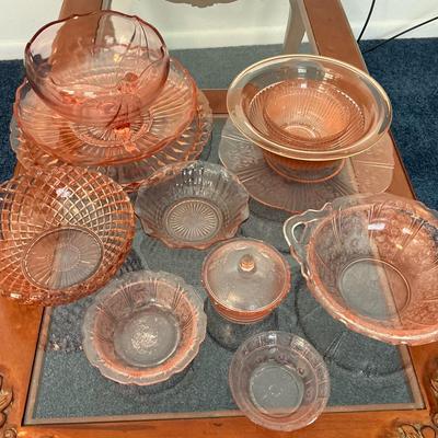 Pretty In Pink Depression Glass