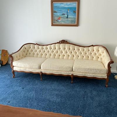 Victorian Cream Couch