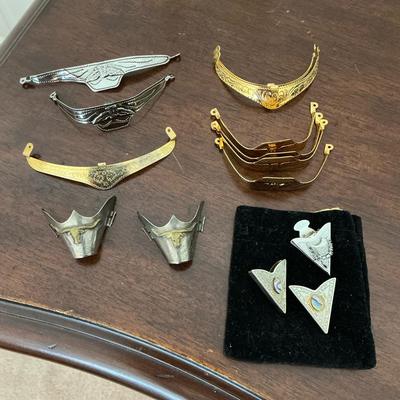 Silver Boot Caps & Collar Tips 
