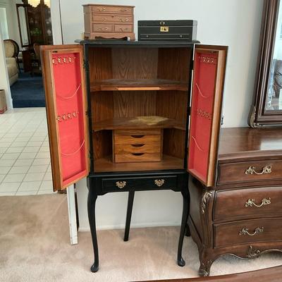 Standing Jewelry Cabinet