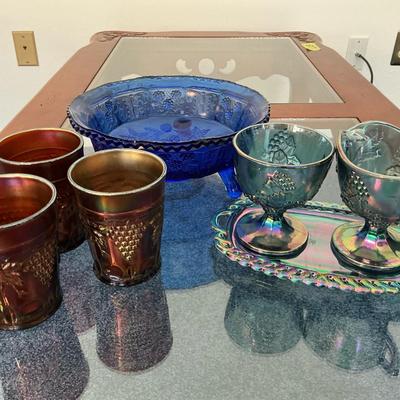 Northwood And Peacock Carnival Glass