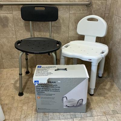 Adjustable Shower Seats & Raised Toilet Perch