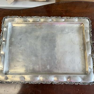 Sterling L&M Serving Platter