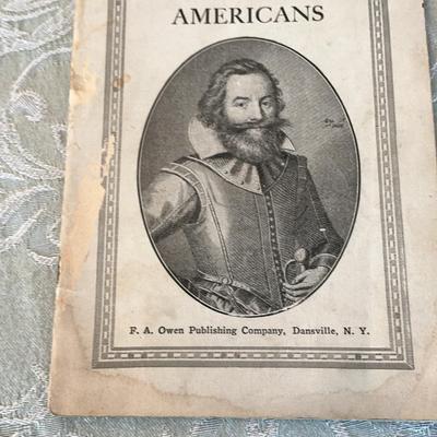 Famous Early Americans Booklet - 1905