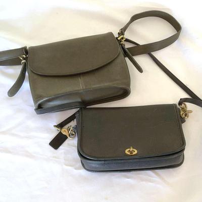 Pair Of Vintage COACH Purses