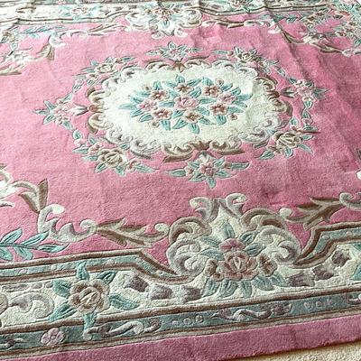 Pink Floral Rug