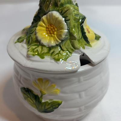 Lefton Daisy Sugar Bowl