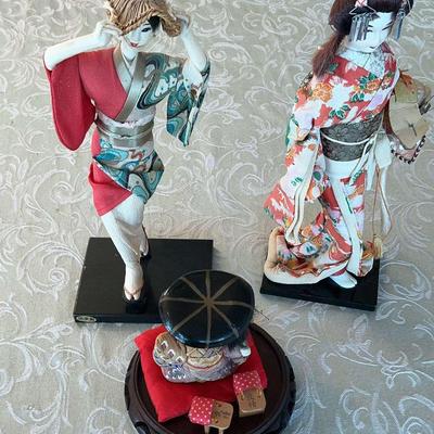 Three Japanese Dolls
