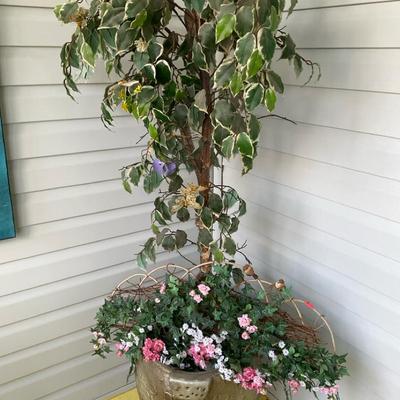 Large Potted Silk Ficus