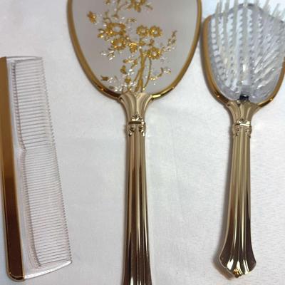 New Vanity Set - Hand Mirror, Brush, Comb