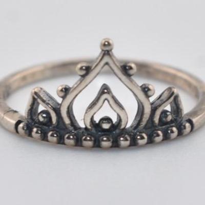 Sterling Silver Tiara Ring