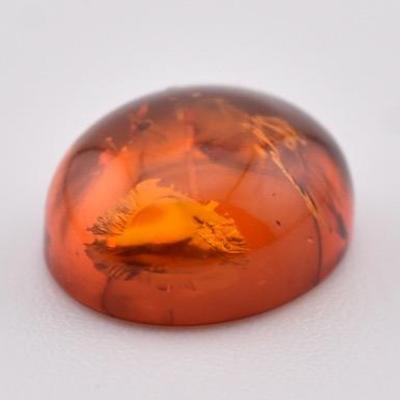 2.1 Carat Oval Amber Cabochon