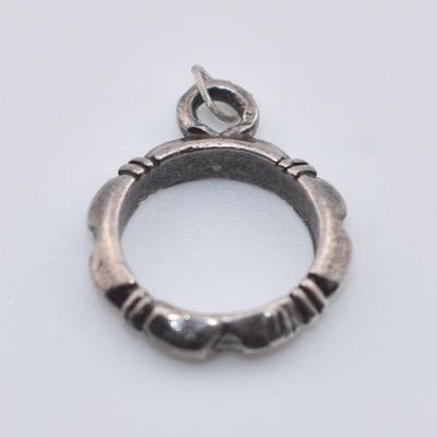 Sterling Silver Open Charm