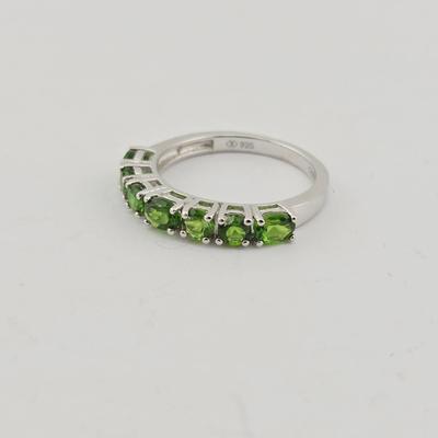 Sterling Silver Chrome Diopside Ring