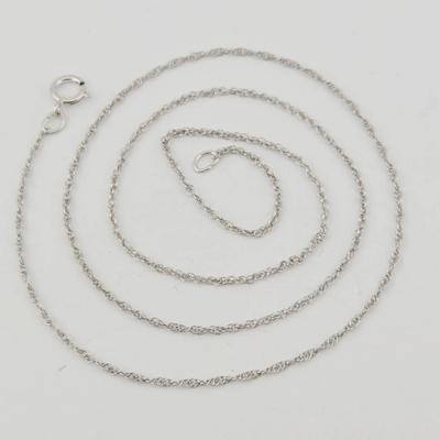Sterling Silver Fine Link Chain