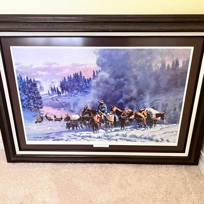 “Old Yellowstone Days” By Gary Carter Art Painting 1996 359/850