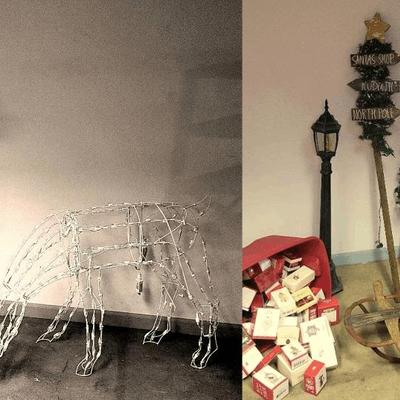Lighted Reindeer & More Christmas (B)