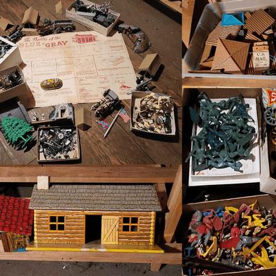 Marx Co. Civil War Battle Set + (A)