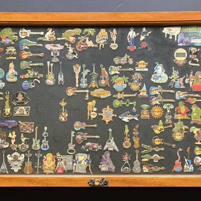 Displayed Hard Rock Pins - Lot 12 (LR)