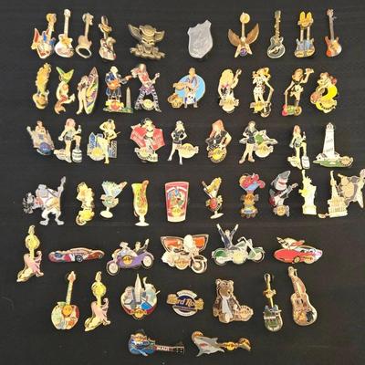 Hard Rock Pins: USA - Lot 3  (LR)